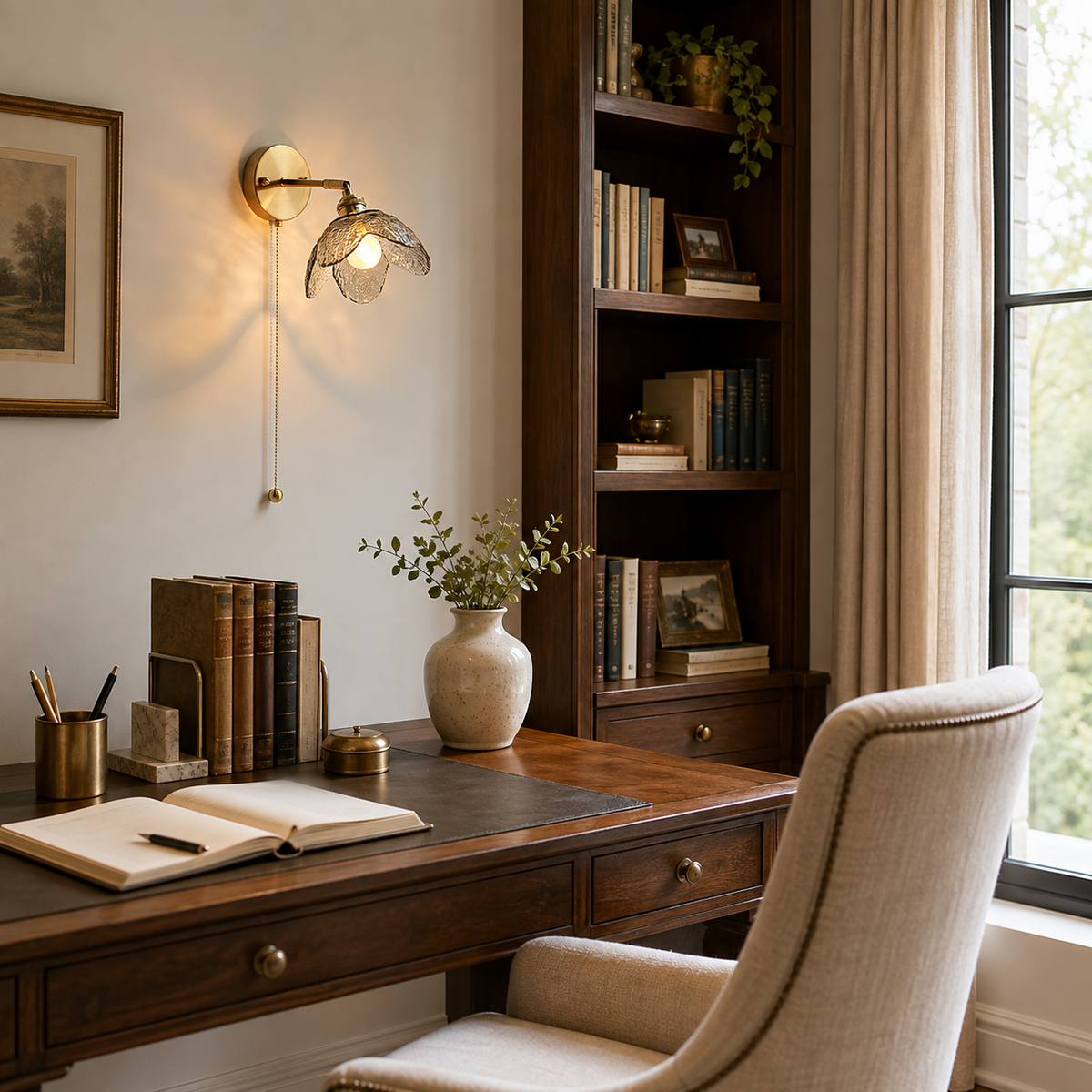  Solene Glass Wall Sconce — product view 4