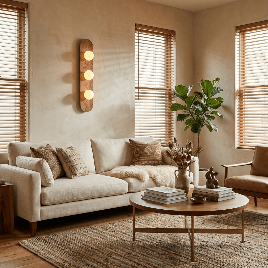 Solenne Stone Triple Globe Wall Sconce — product view 5