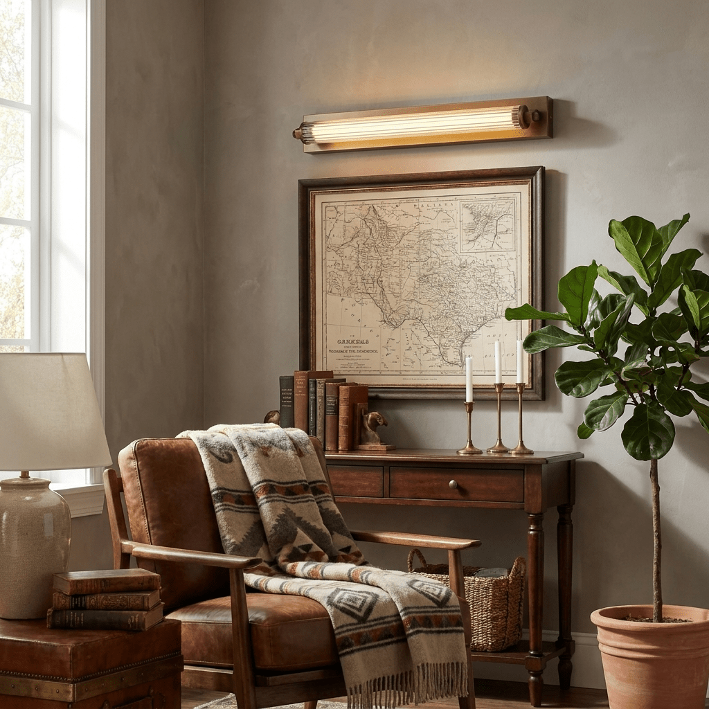 Solenne Tube Brass Wall Light — product view 3