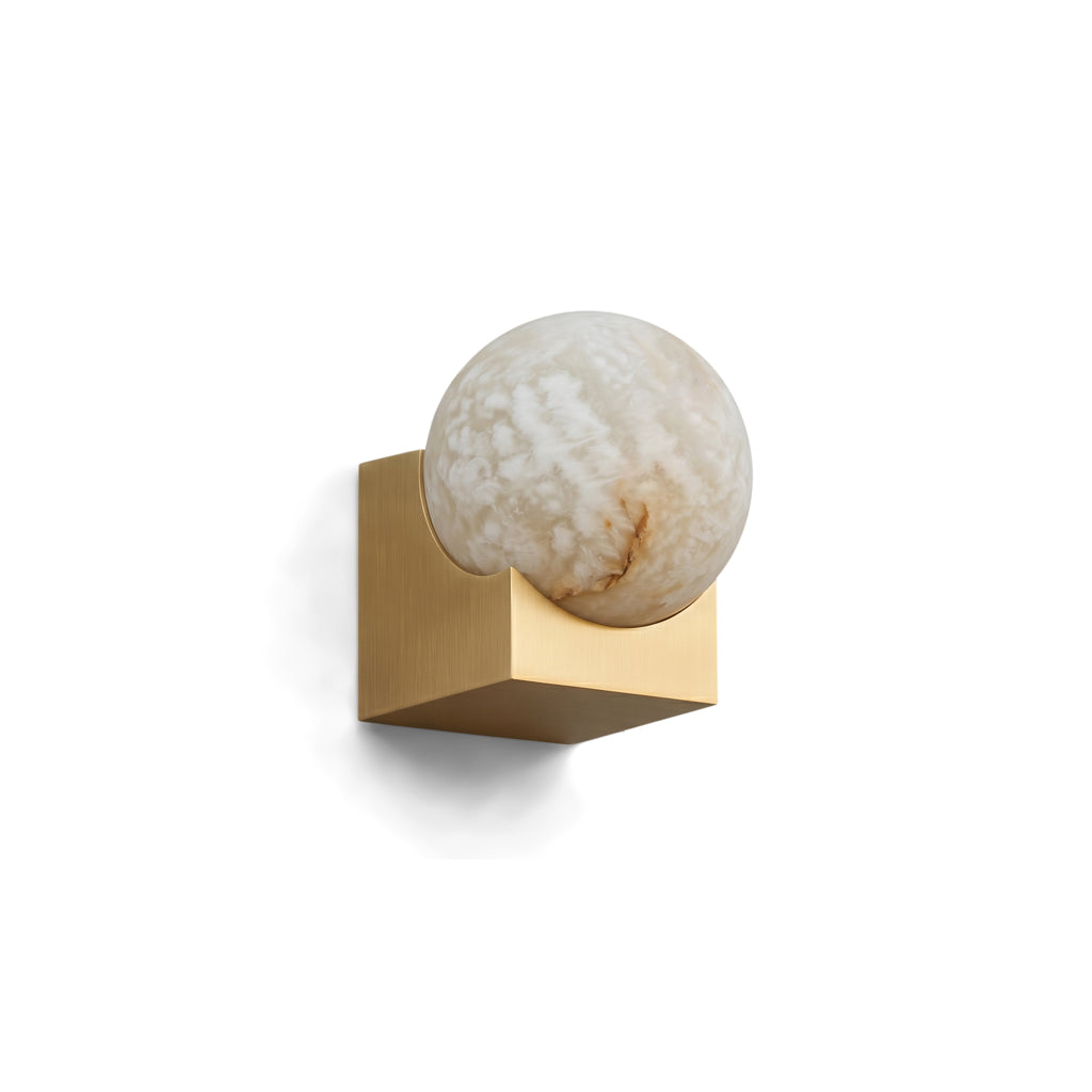 Solis Alabaster Wall Sconce — product view 1