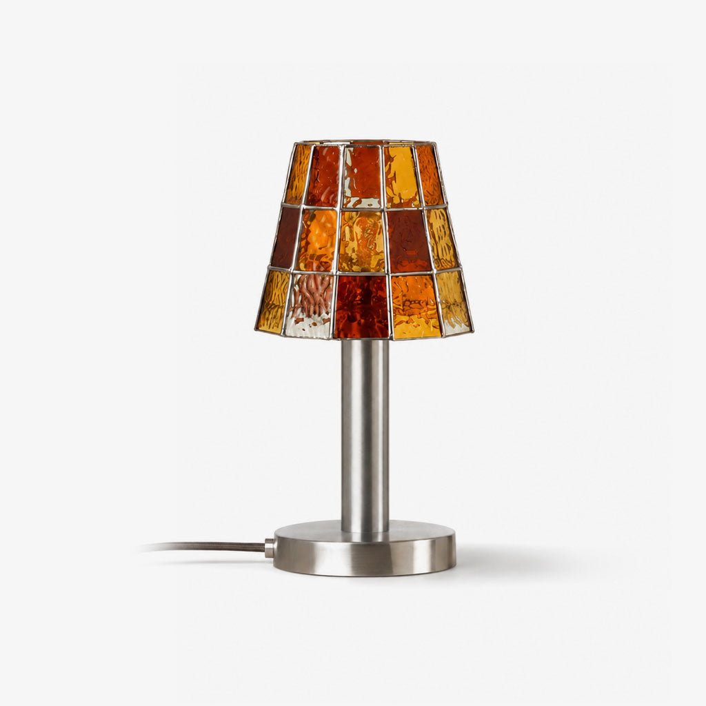 Solstice Faceted Glass Table Lamp — product view 1