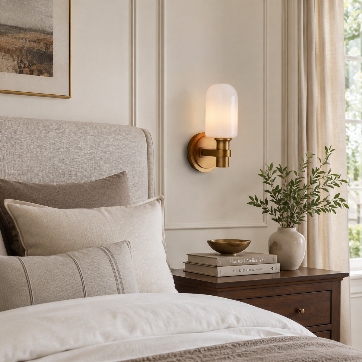 Solus Capsule Glass Wall Sconce — product view 2