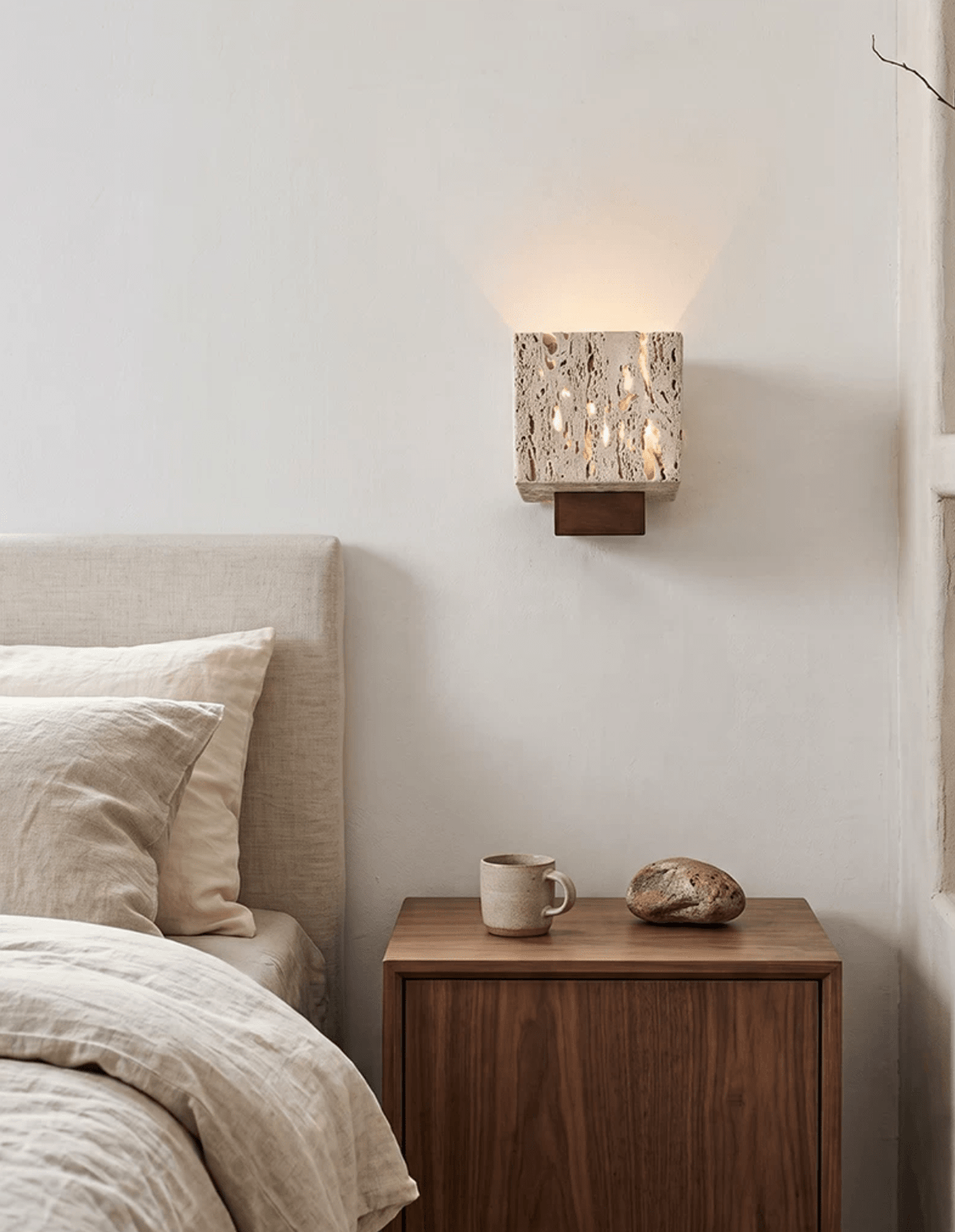 Cavora Travertine Glow Wall Sconce — product view 6