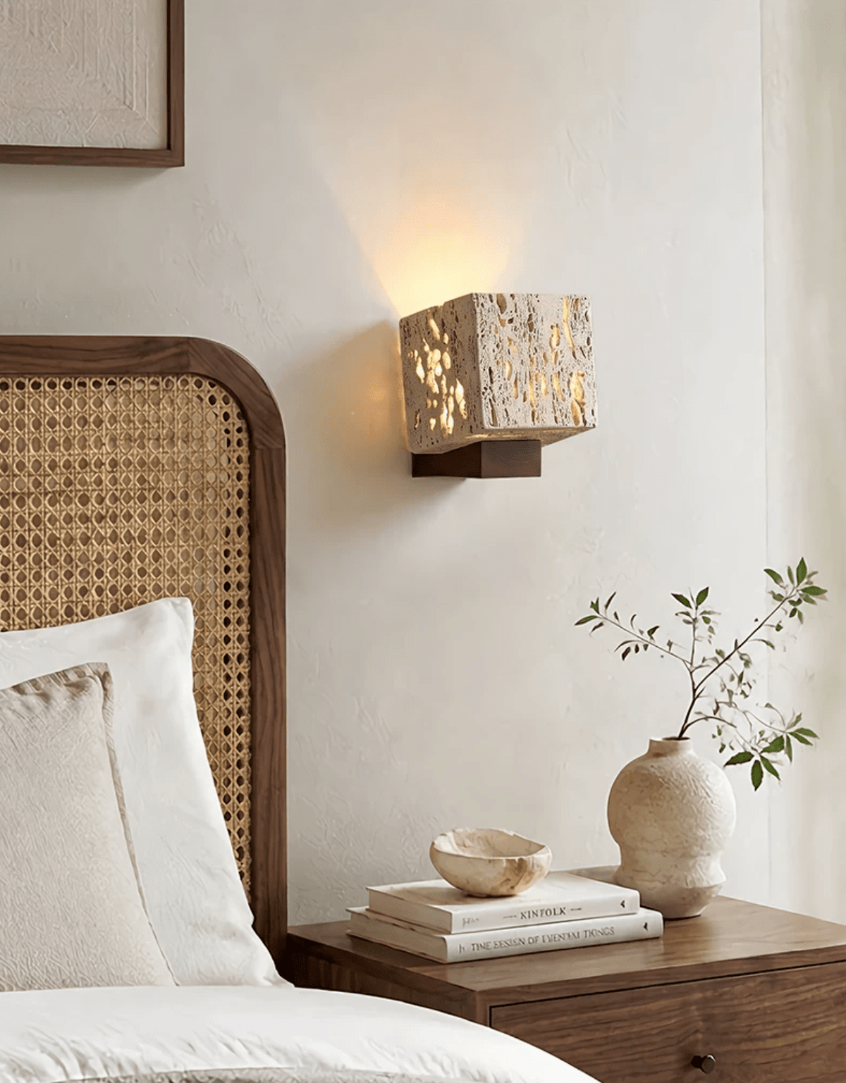 Cavora Travertine Glow Wall Sconce — product view 7