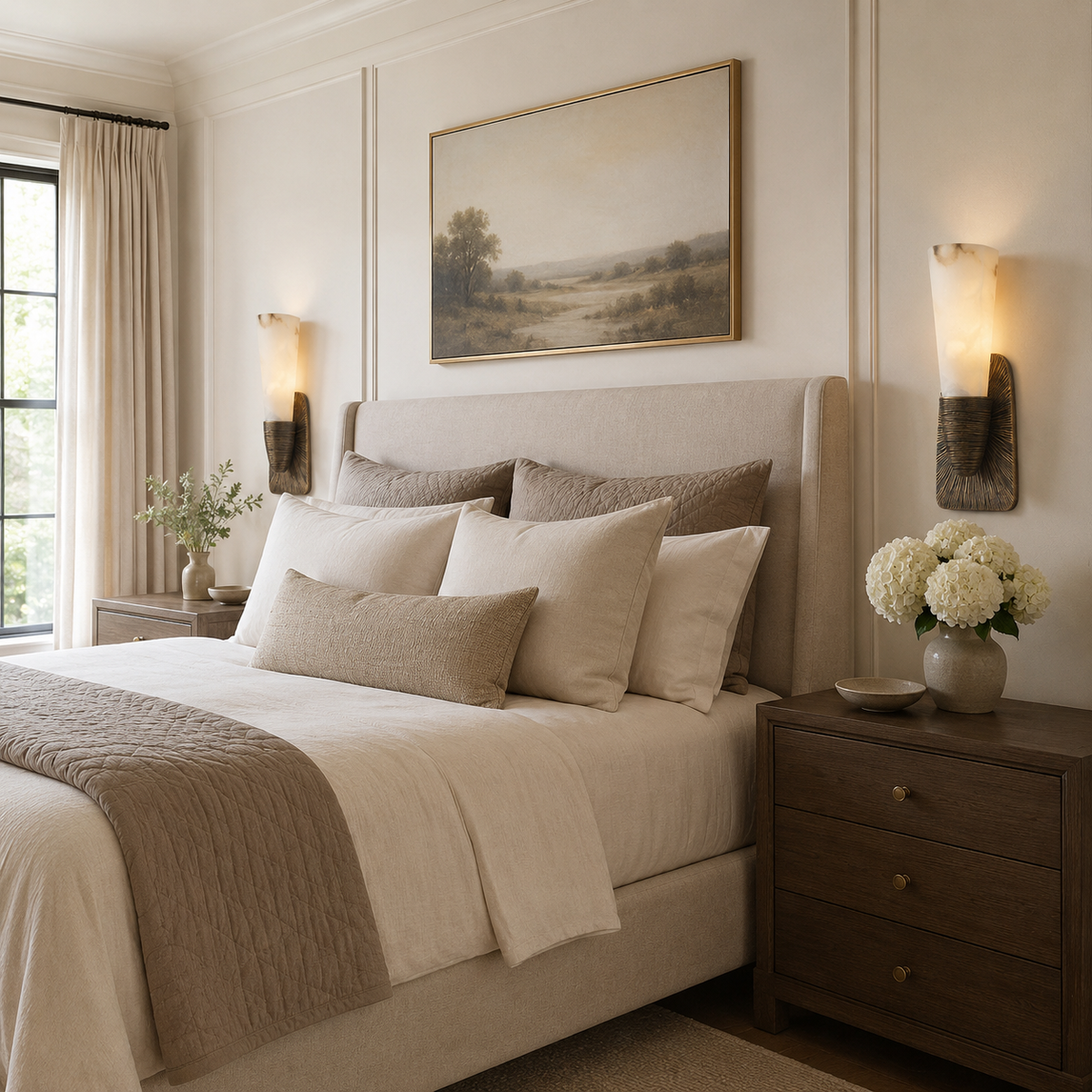 Soraya Alabaster Wall Sconce — product view 5