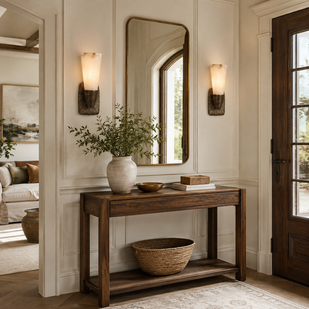 Soraya Alabaster Wall Sconce — product view 3