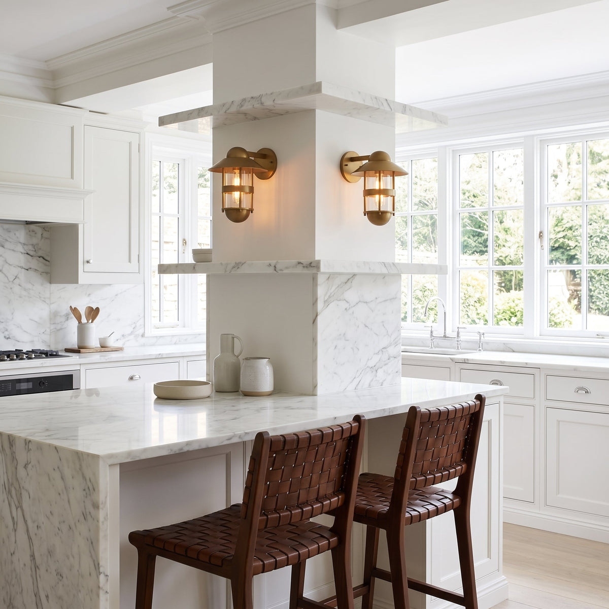Southport Brass Wall Sconce — product view 7