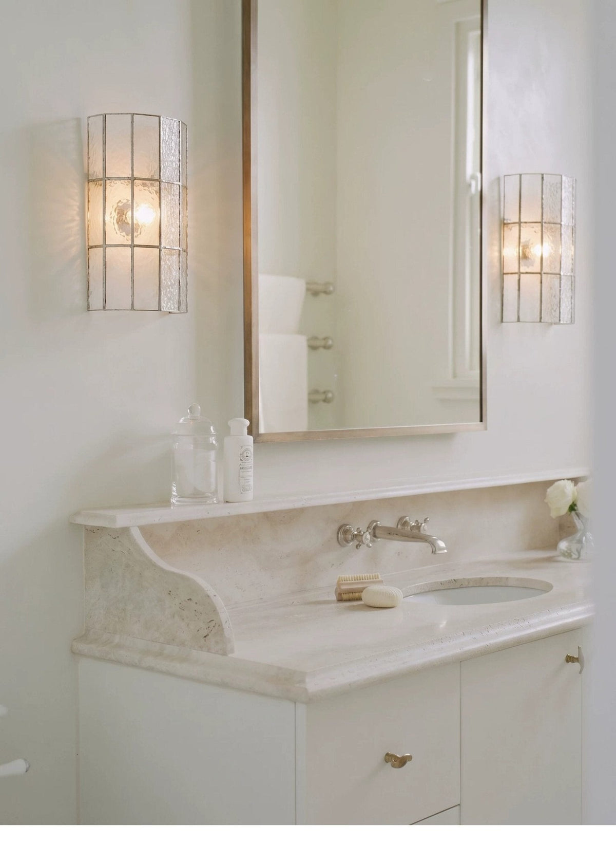 Spectra Faceted Glass Wall Sconce — product view 5