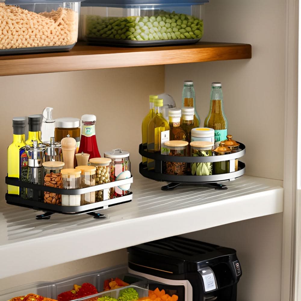360-Degree Rotating Spice Rack Organizer with One to Three Levels — product view 7
