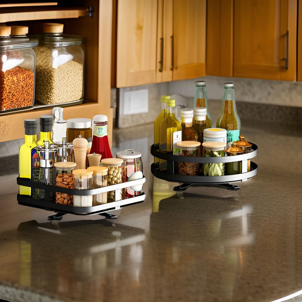 360-Degree Rotating Spice Rack Organizer with One to Three Levels — product view 3