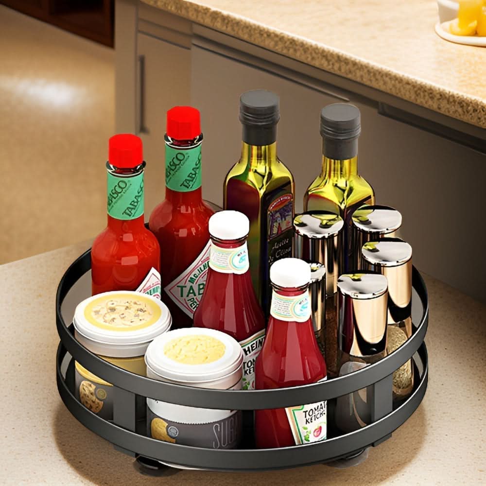 360-Degree Rotating Spice Rack Organizer with One to Three Levels — product view 1