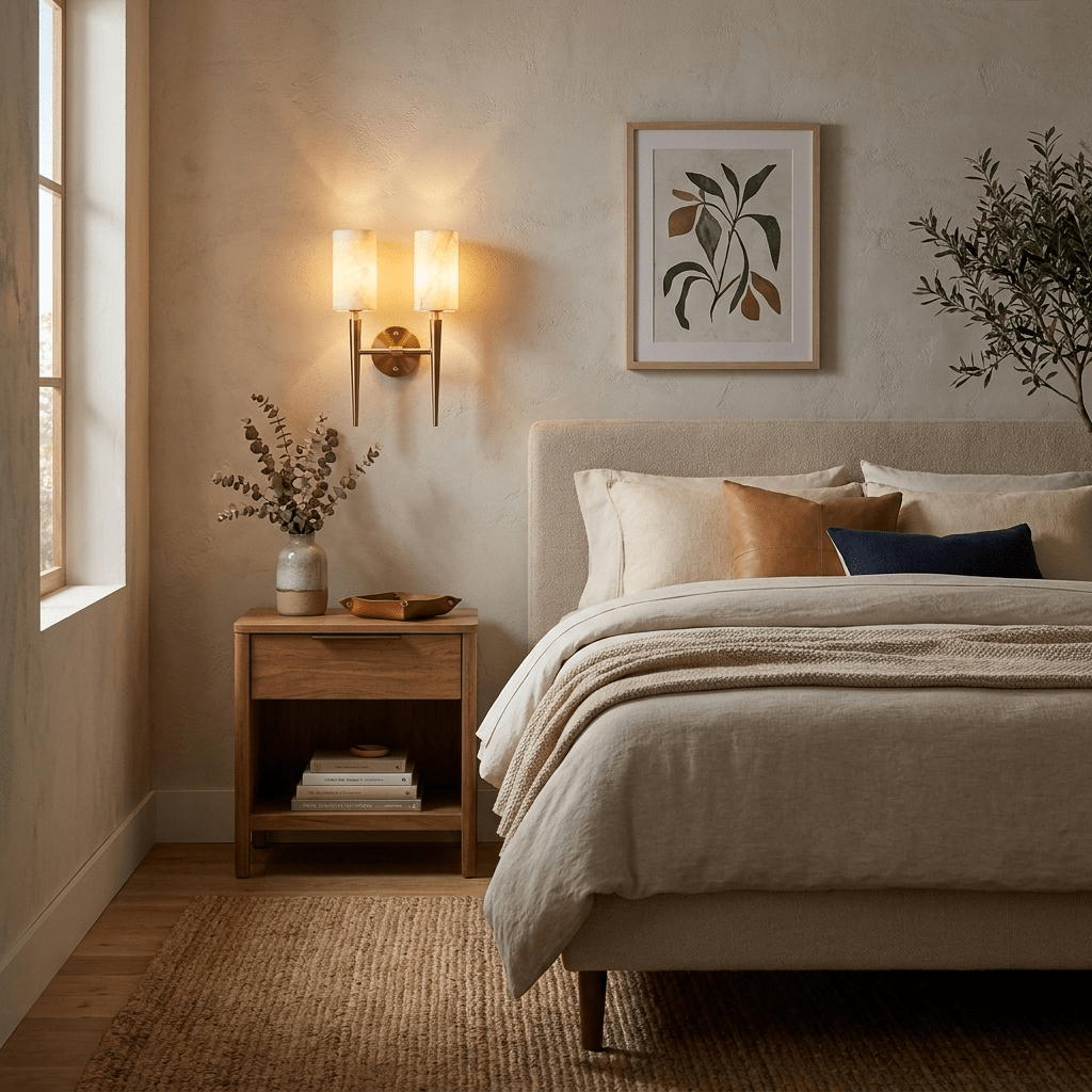 Spire Alabaster Twin Sconce — product view 3
