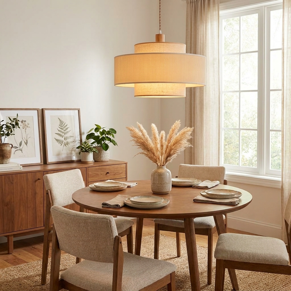 Spool Fabric Pendant Lamp — product view 5