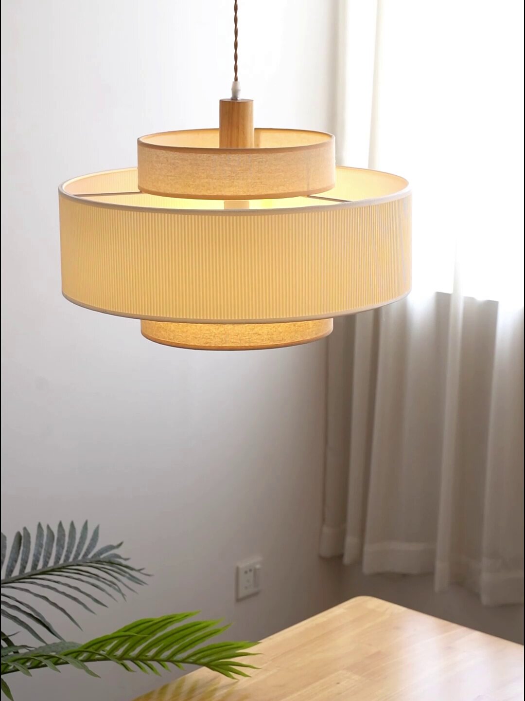 Spool Fabric Pendant Lamp — product view 6