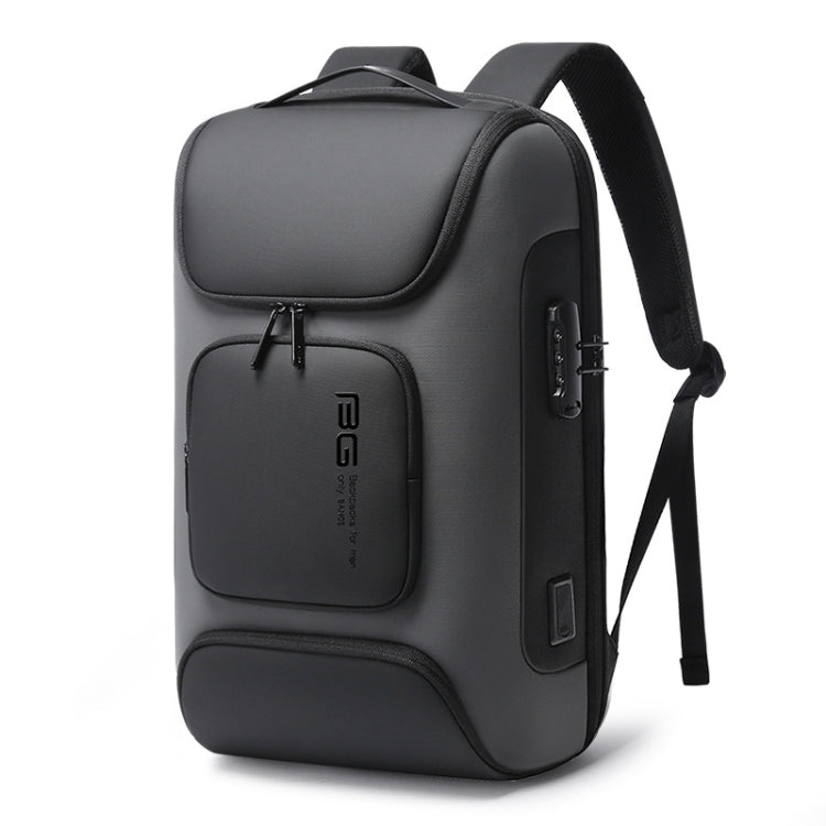 LoungeYard | BANGE BG-7216plus Anti-theft Waterproof Travel Men's Backpack 15.6 Inch Laptop Bag (Gray) — product view 1