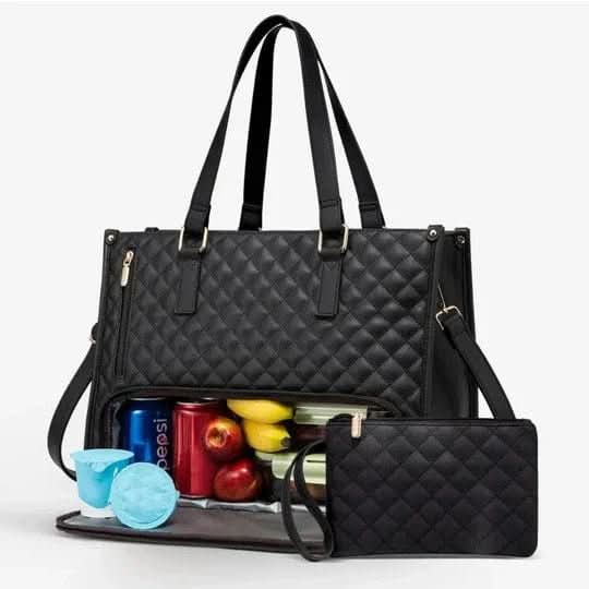 LoungeYard | in-1 - Elegant shopping bag with integrated insulated compartment & large storage space — product view 1