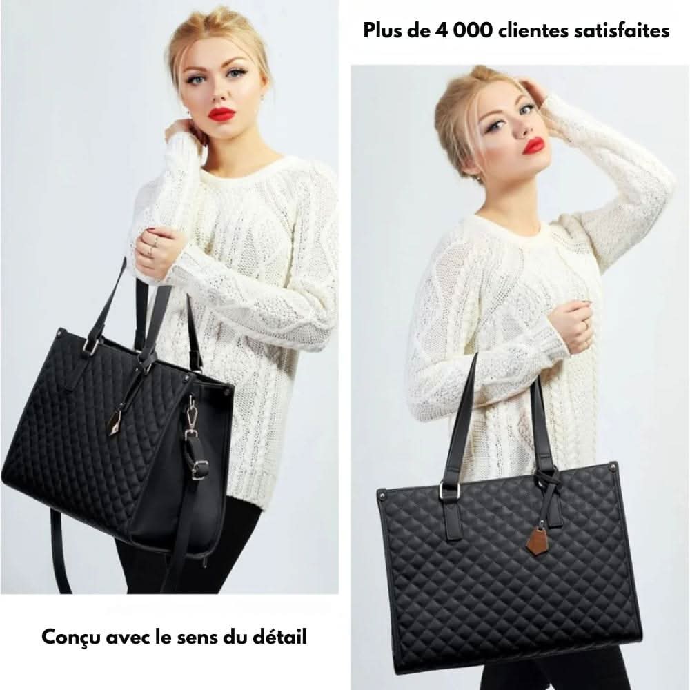 LoungeYard | in-1 - Elegant shopping bag with integrated insulated compartment & large storage space — product view 2