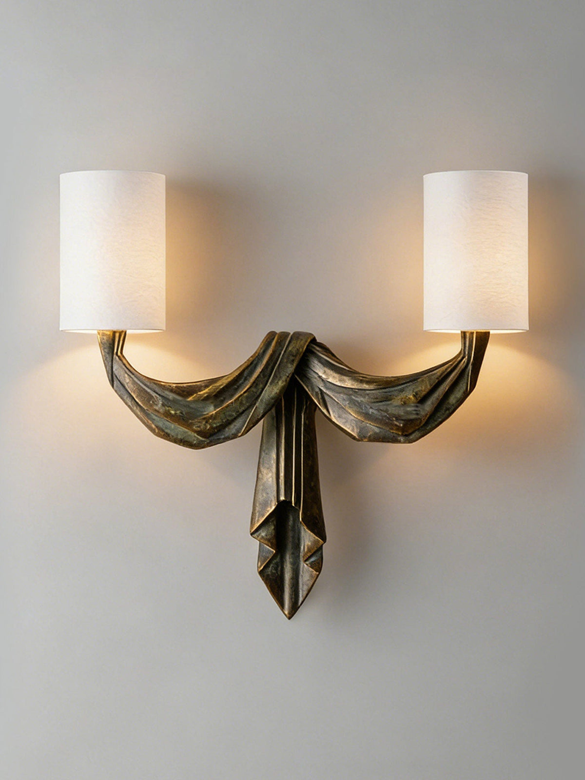 Teatro Draped Double Wall Sconce — product view 5