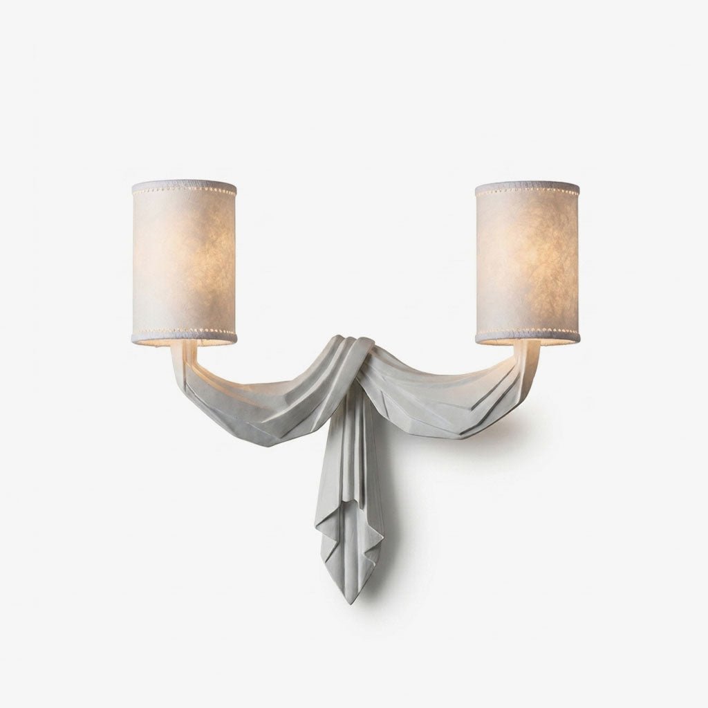 Teatro Draped Double Wall Sconce — product view 1