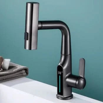 LoungeYard | LUXOR - Modern digital washbasin tap — product view 1