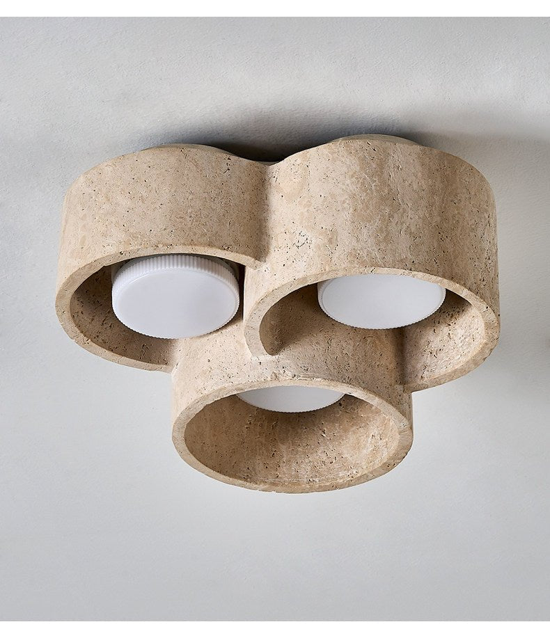 Trevi Travertine Cluster Ceiling Light — product view 6