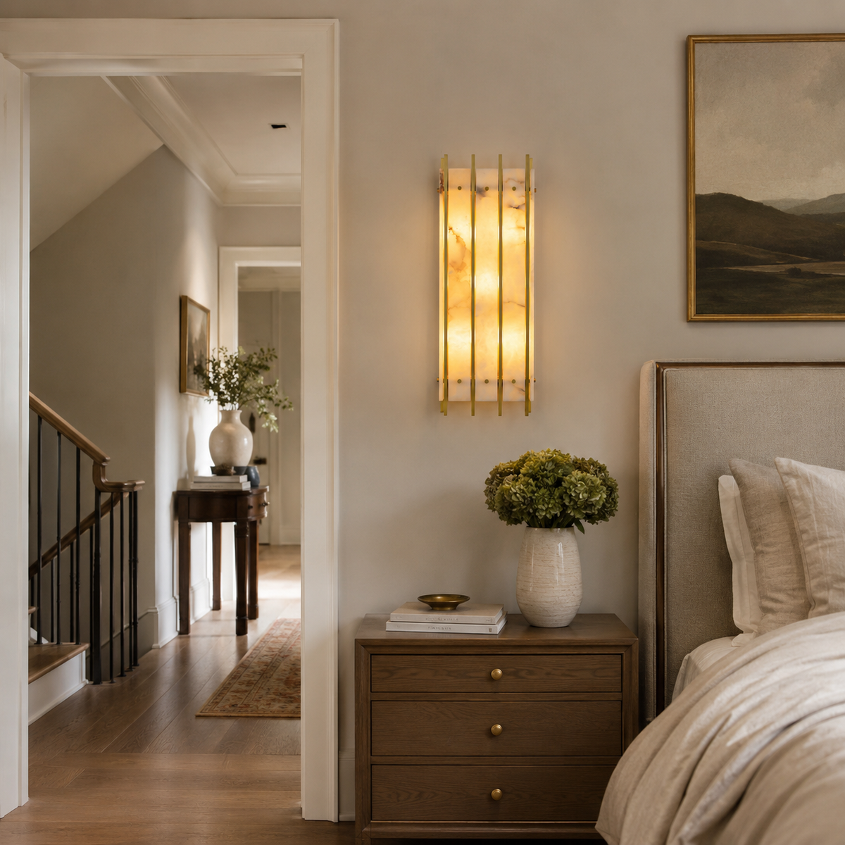 Tribeca Alabaster Wall Sconce — product view 5