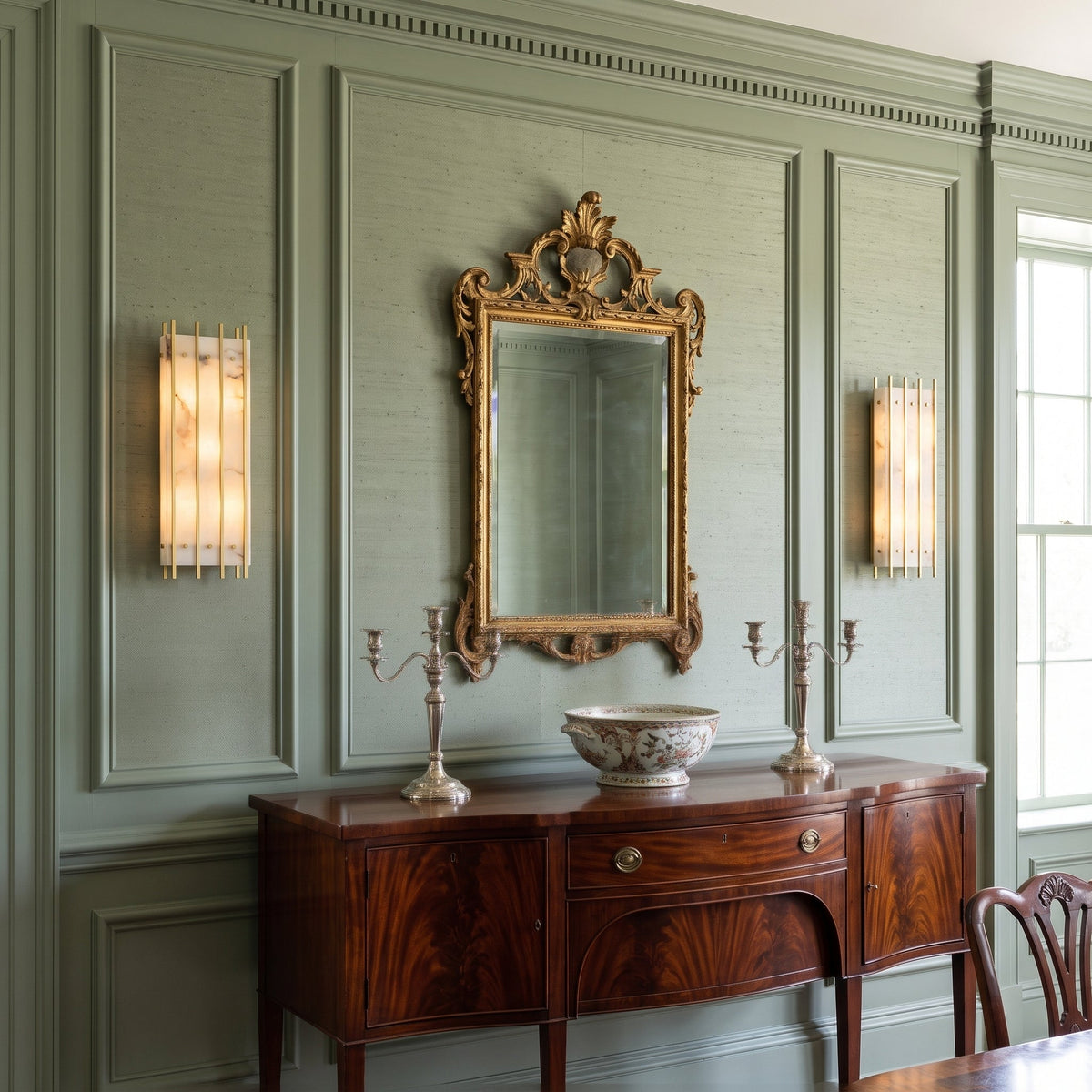 Tribeca Alabaster Wall Sconce — product view 3