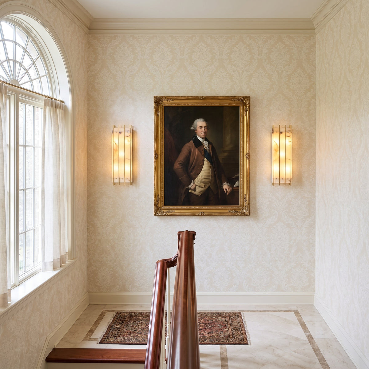 Tribeca Alabaster Wall Sconce — product view 6