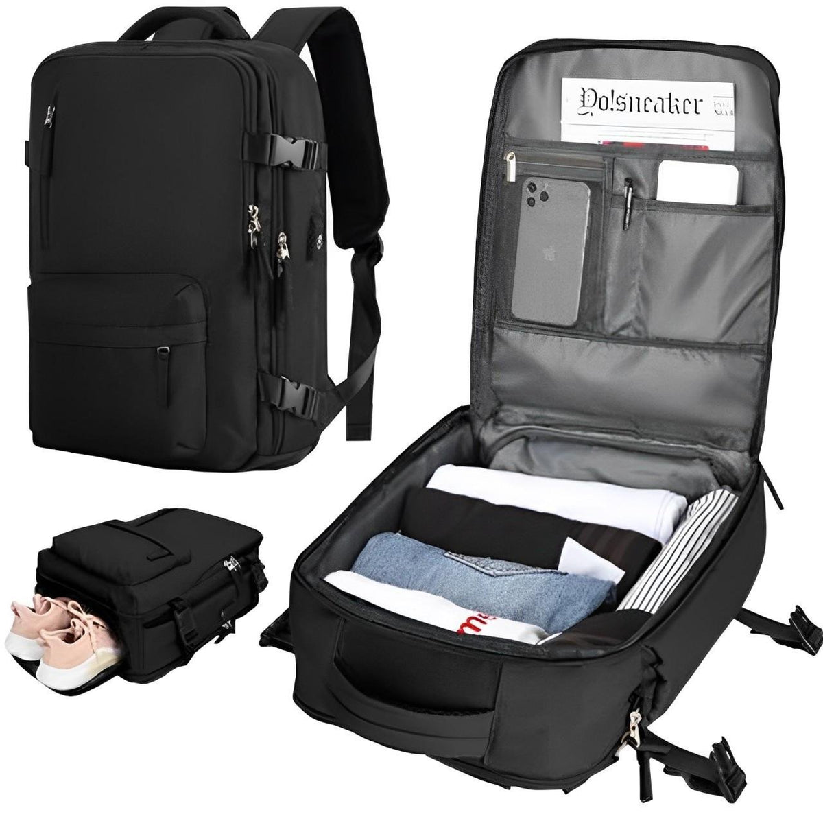 LoungeYard | Women's Travel Backpack — product view 5