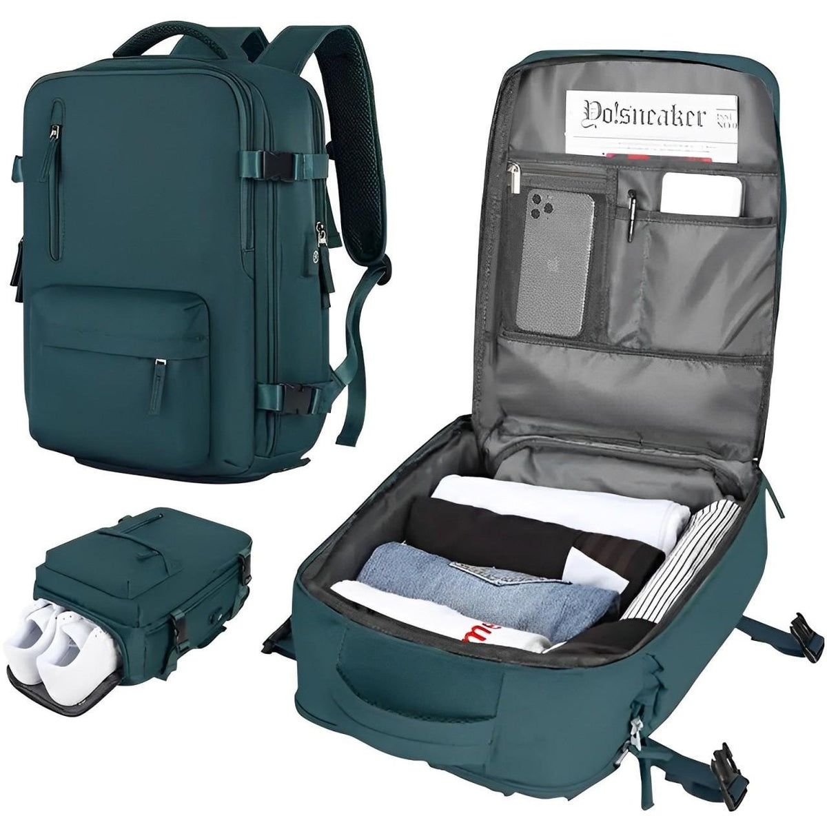 LoungeYard | Women's Travel Backpack — product view 3