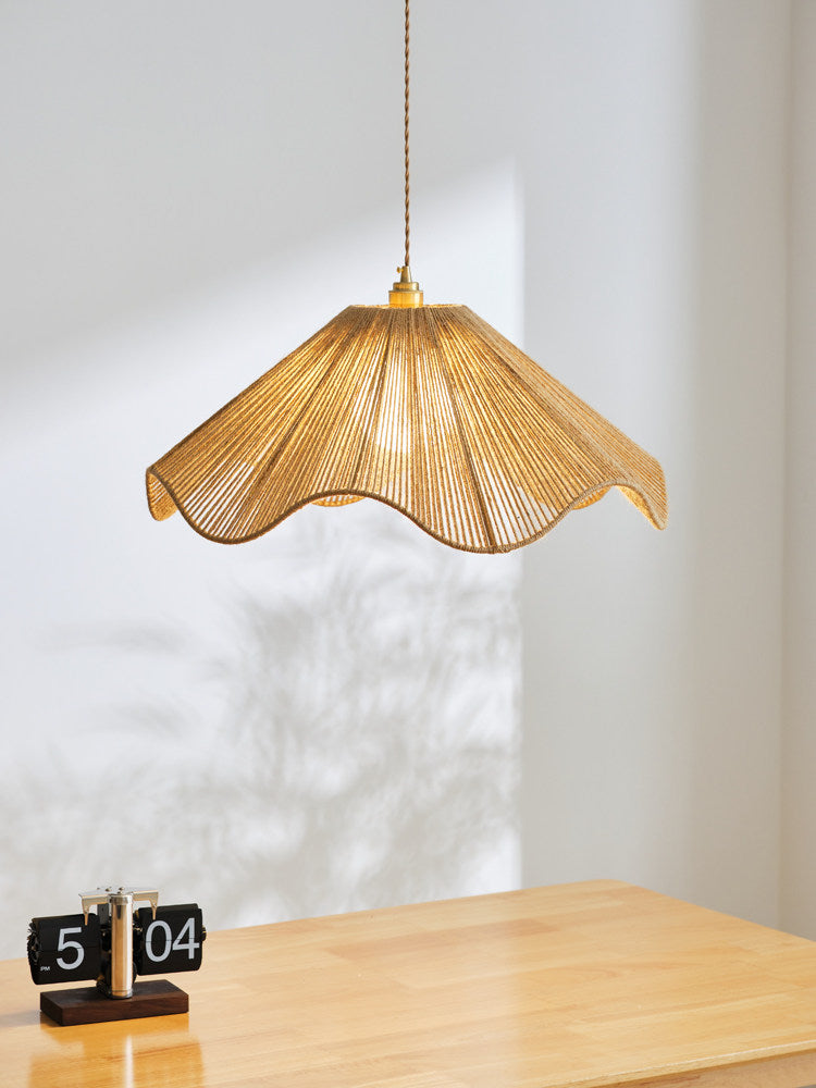 Umbel Hemp Rope Pendant Lamp — product view 3