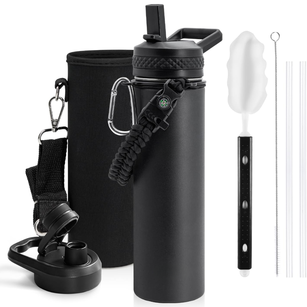 HydraPure – Duurzame Waterfles met Paracord Handvat LoungeYard — product view 6