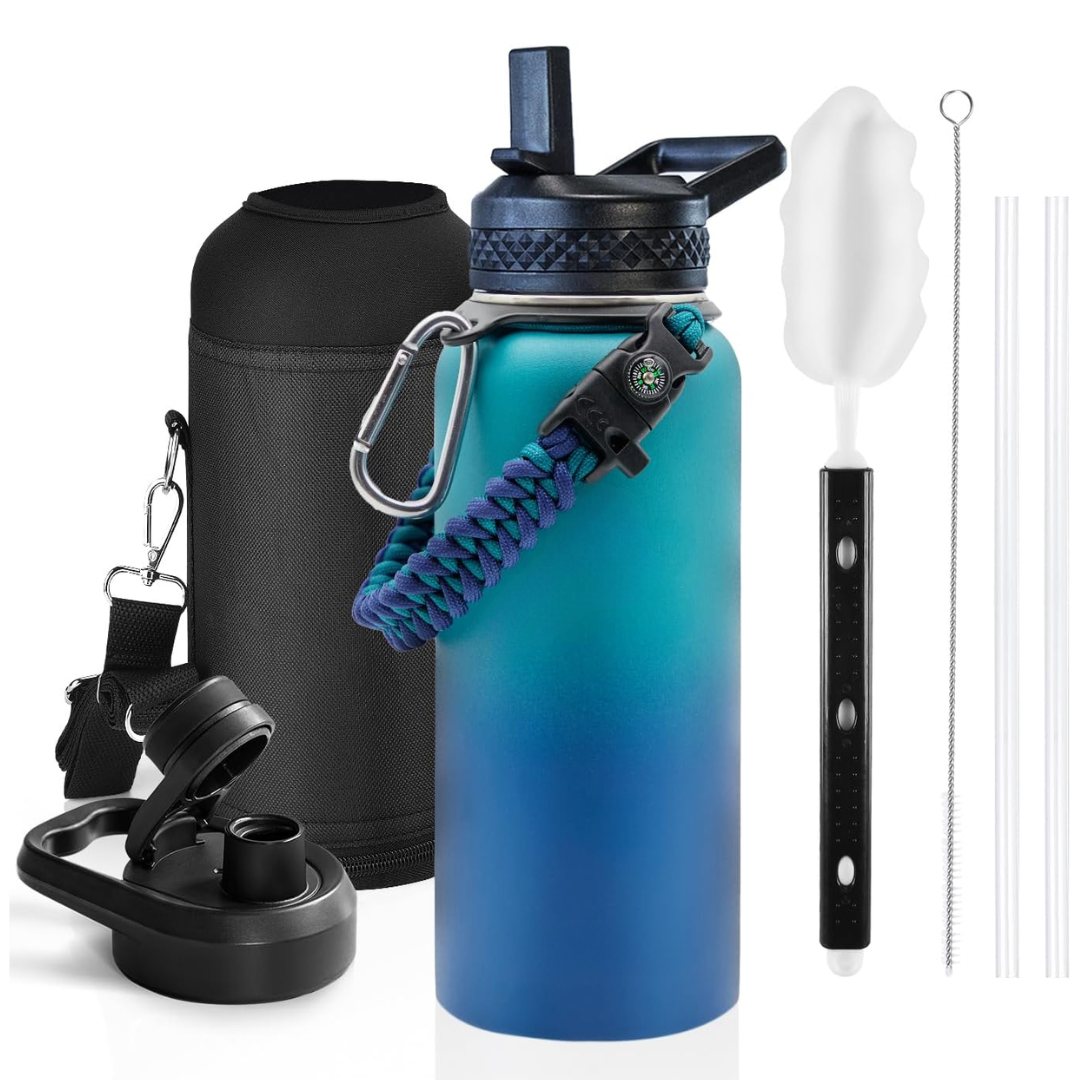 HydraPure – Duurzame Waterfles met Paracord Handvat LoungeYard — product view 7