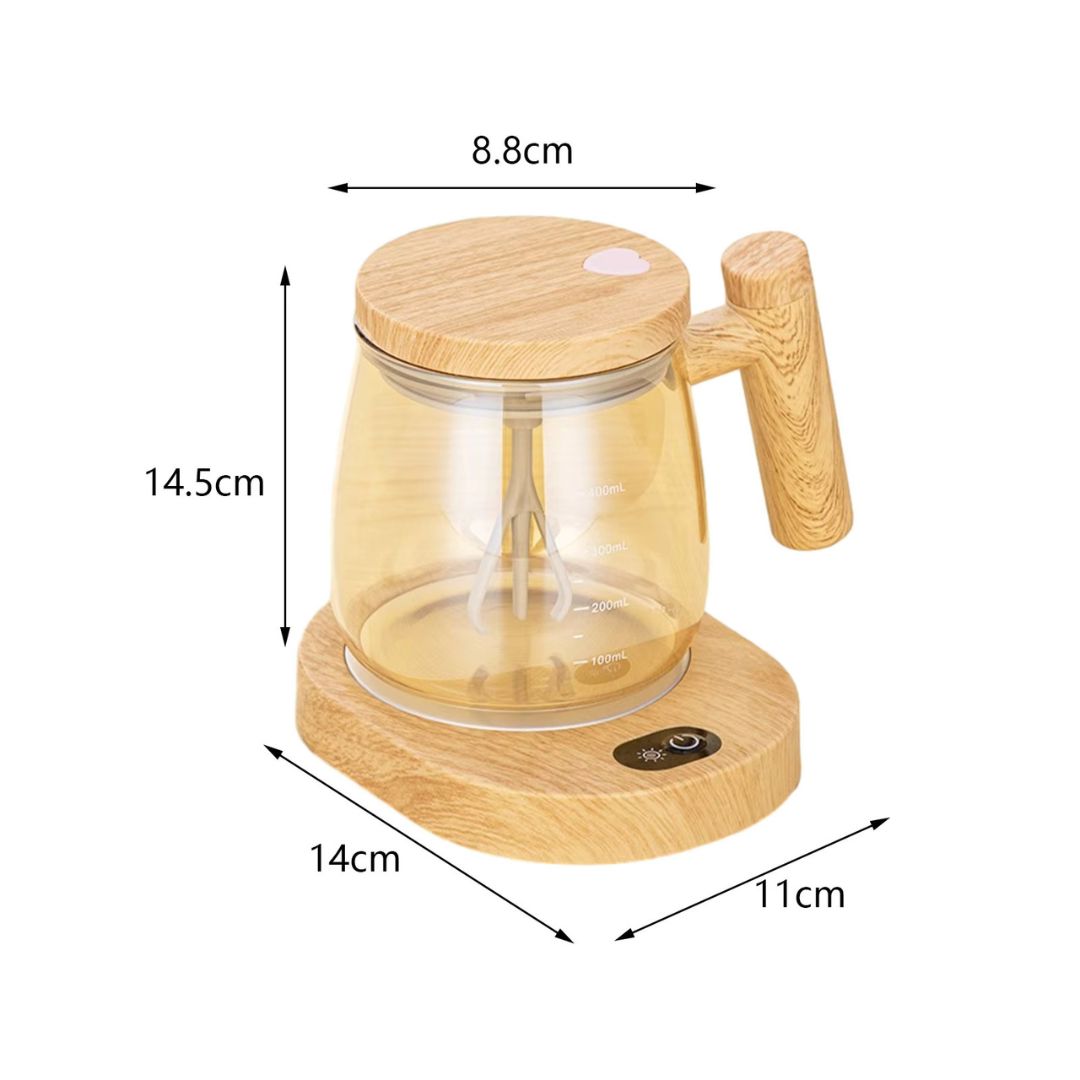 LoungeYard | 2in1 Mixer Cup made of Wood — product view 5