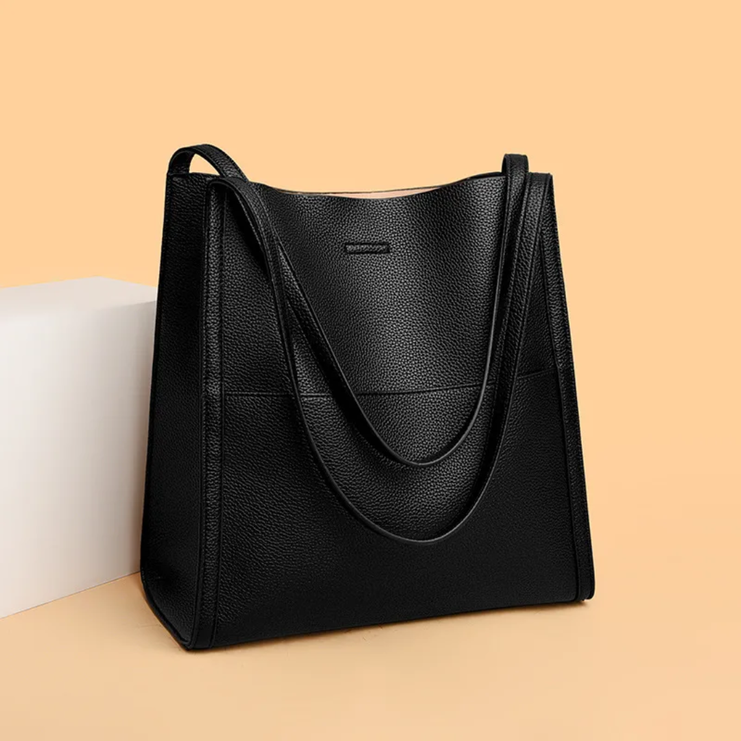 LoungeYard | Large Leather Handbag with Royal Capacity - DailyLux — product view 5