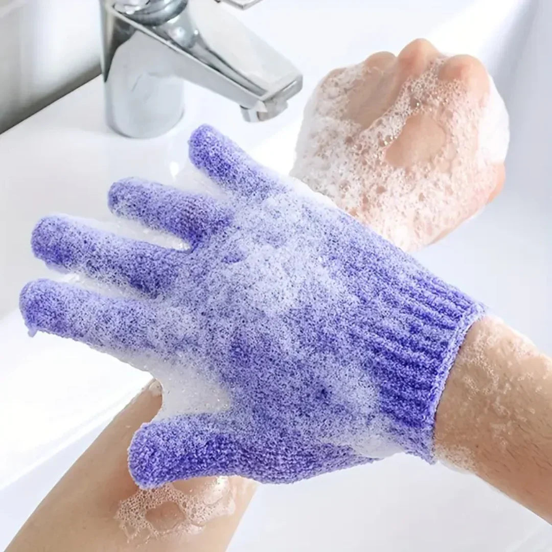 LoungeYard | Exfoliating Bath Gloves – Set of 2 — product view 1