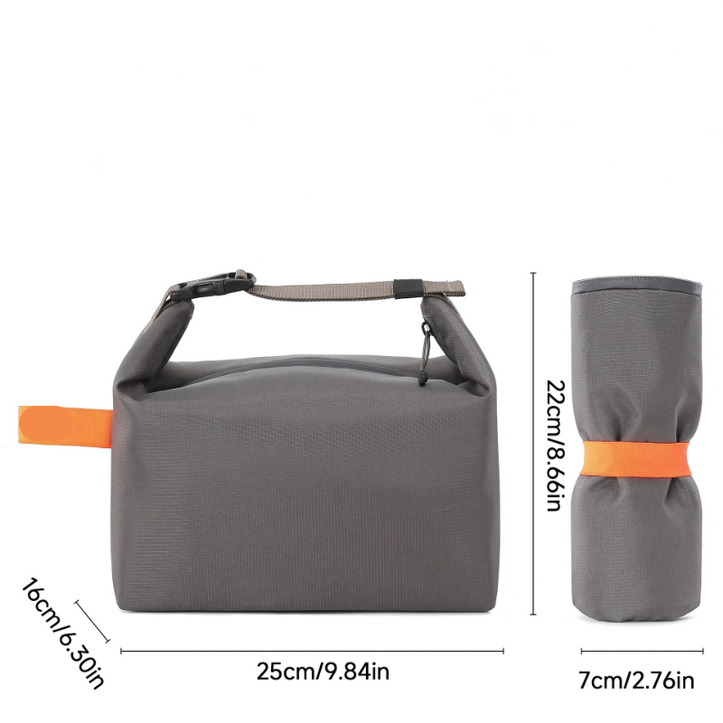 LoungeYard | Foldable Insulated Lunch Bag | Lightweight, Spacious & Ideal for Work, Picnics, or Daily Adventures — product view 2