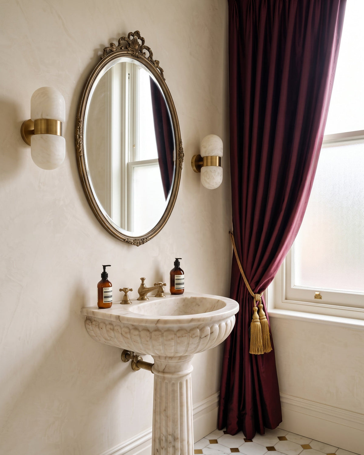 Vectis Alabaster Wall Sconce — product view 6