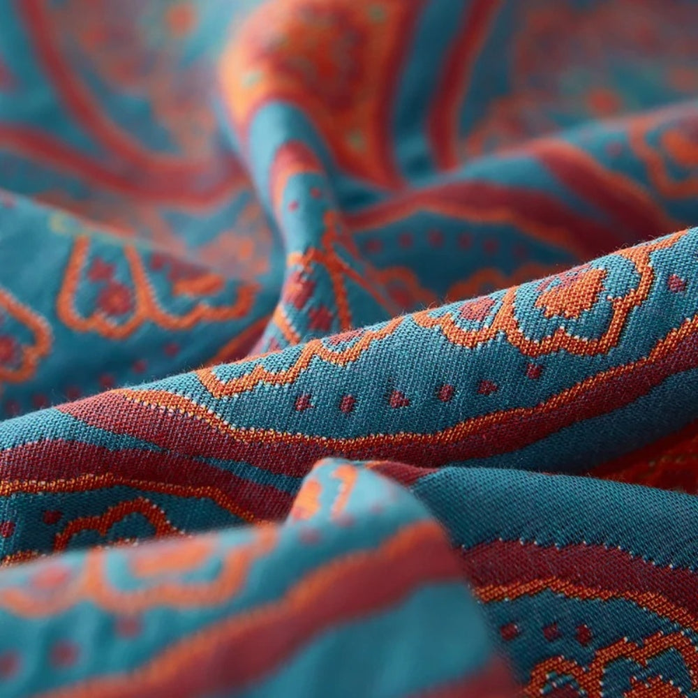 LoungeYard | Velina Reversible Cotton Summer Blanket — product view 3