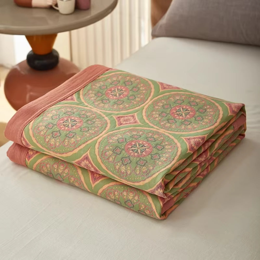 LoungeYard | Velina Reversible Cotton Summer Blanket — product view 7