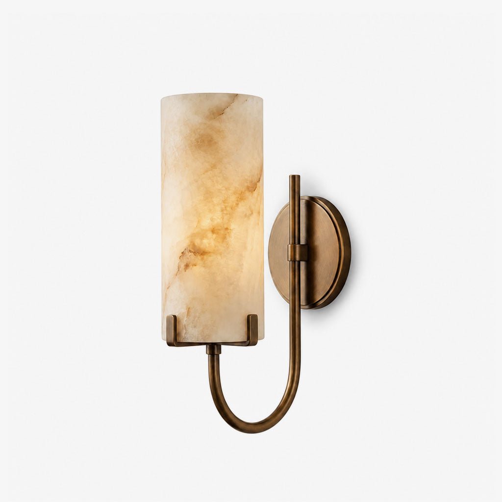 Vellora Alabaster Loop Wall Sconce — product view 1