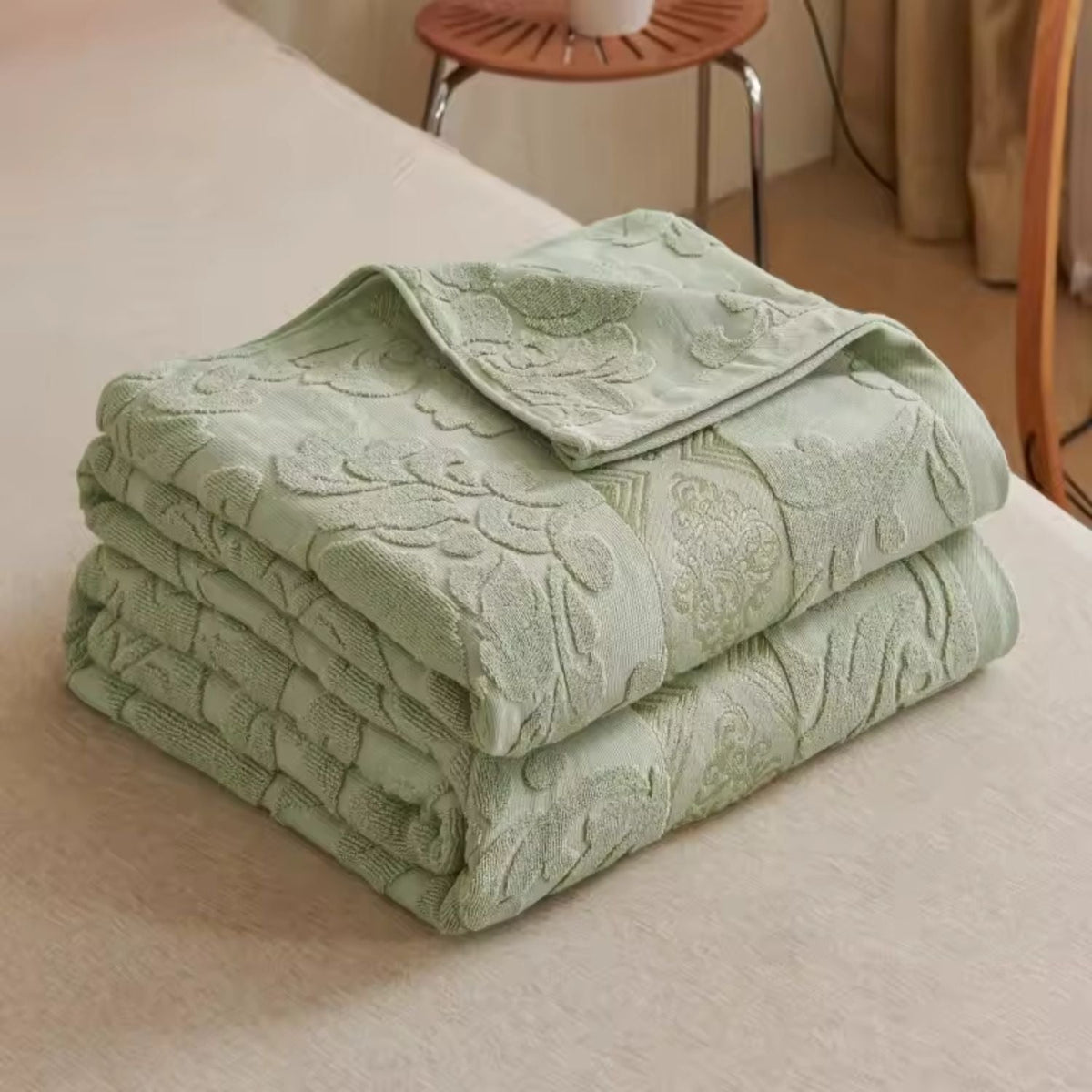 LoungeYard | Velour Blossom Dream Throw Blanket — product view 2
