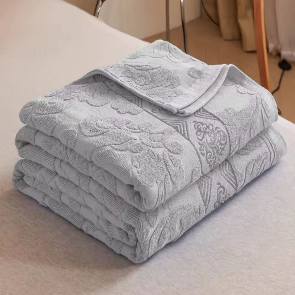 LoungeYard | Velour Blossom Dream Throw Blanket — product view 3