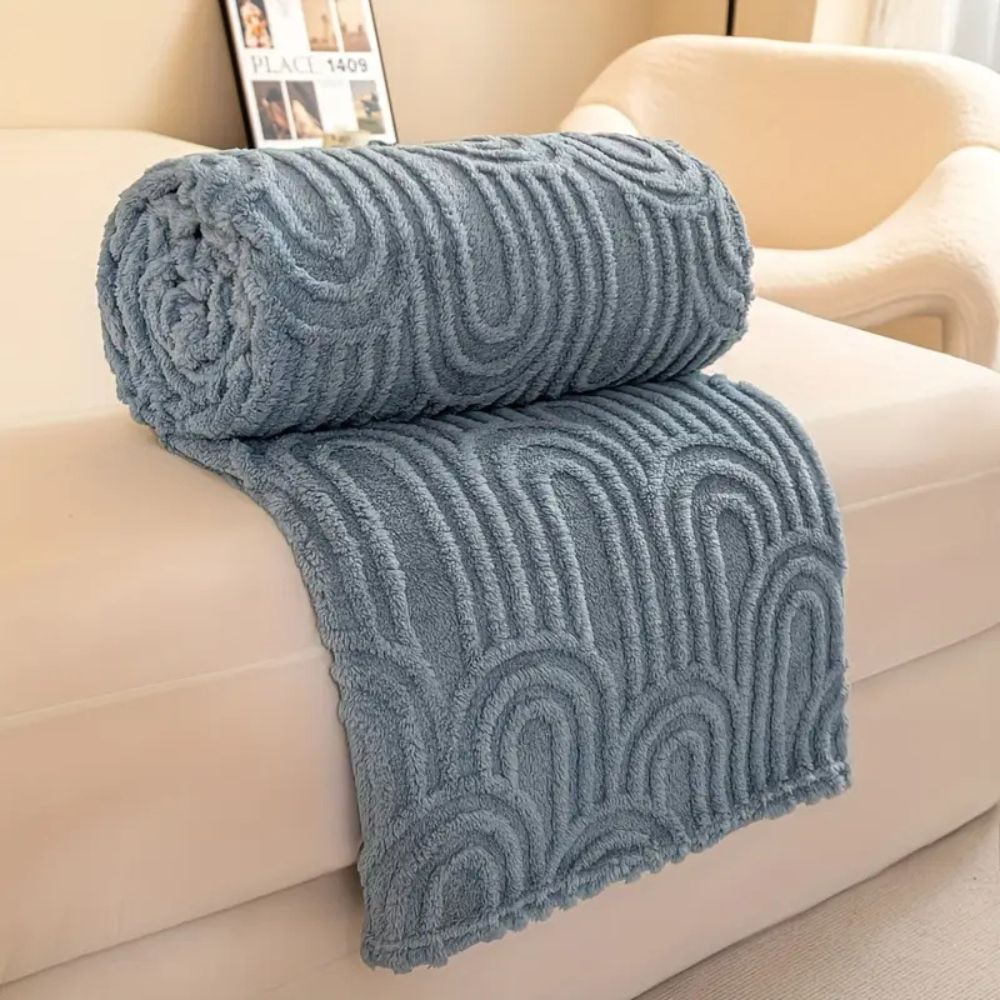 LoungeYard | Velura Arch Plush Blanket — product view 7
