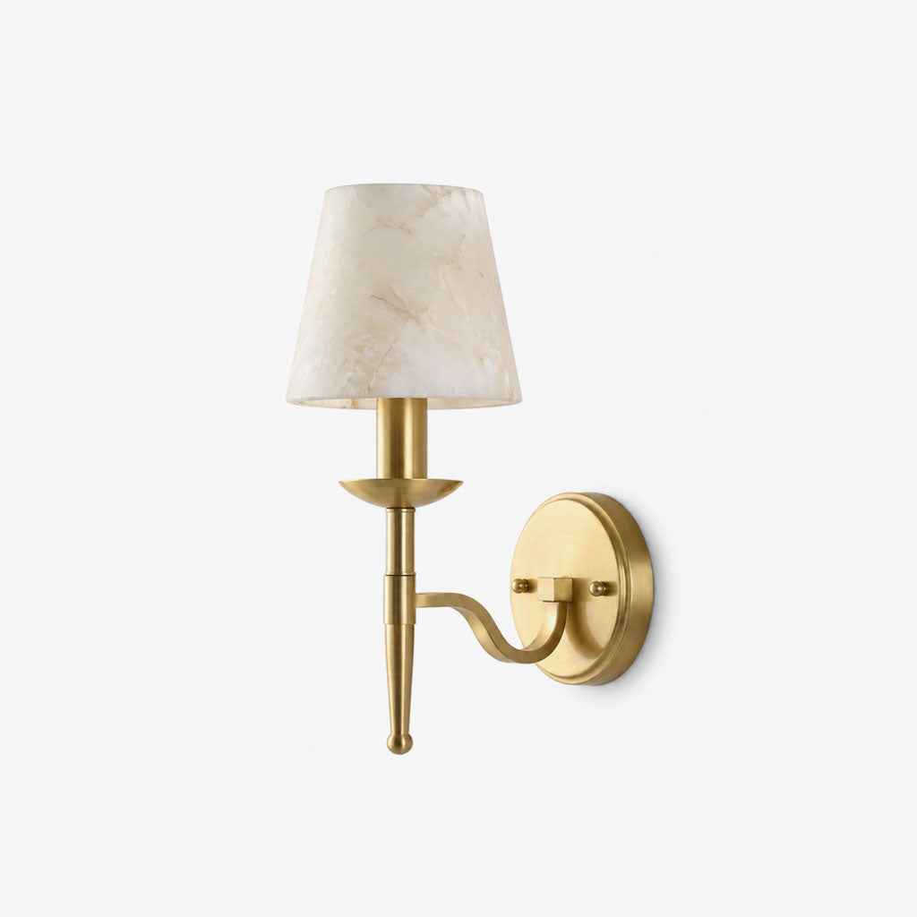 Vesper Alabaster Wall Sconce — product view 1