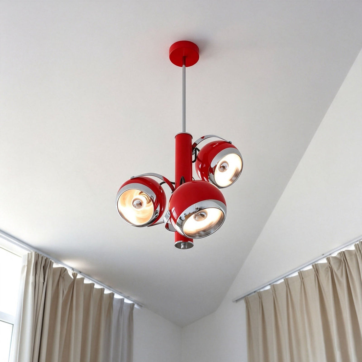 WOMO Memphis Multi‑head Globe Pendant Light-WM3240 — product view 7
