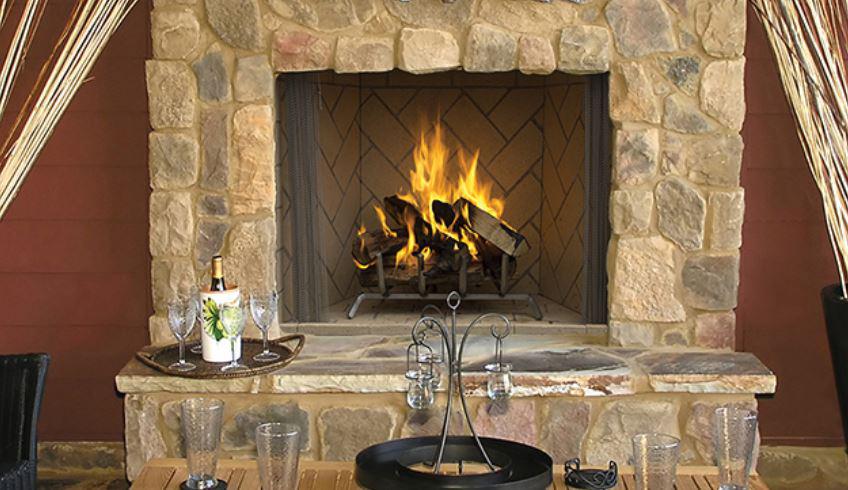 Superior - 50&quot; Outdoor Wood Burning Fireplace - WRE6050 - (Mosaic Brick Sold Seperately As Add On)