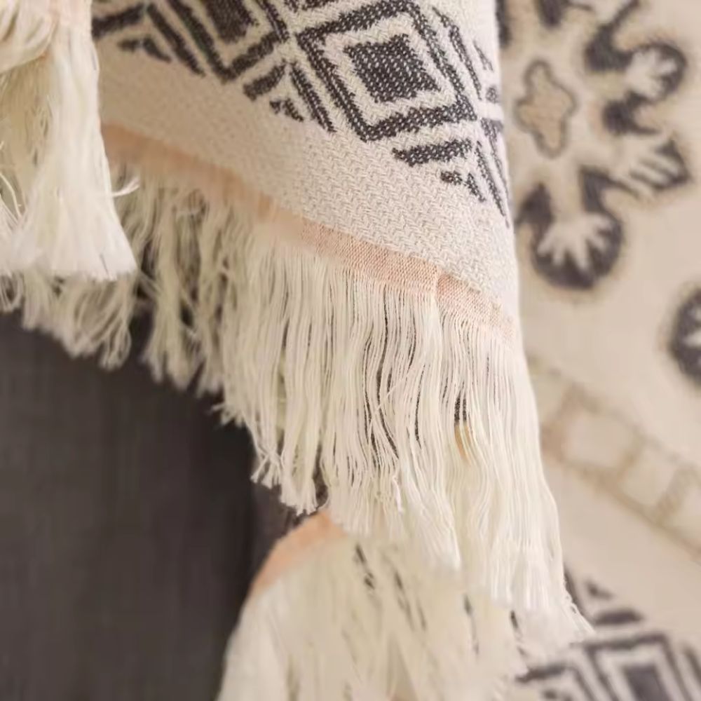 LoungeYard | Wander Cotton Boho Mandala Blanket — product view 2