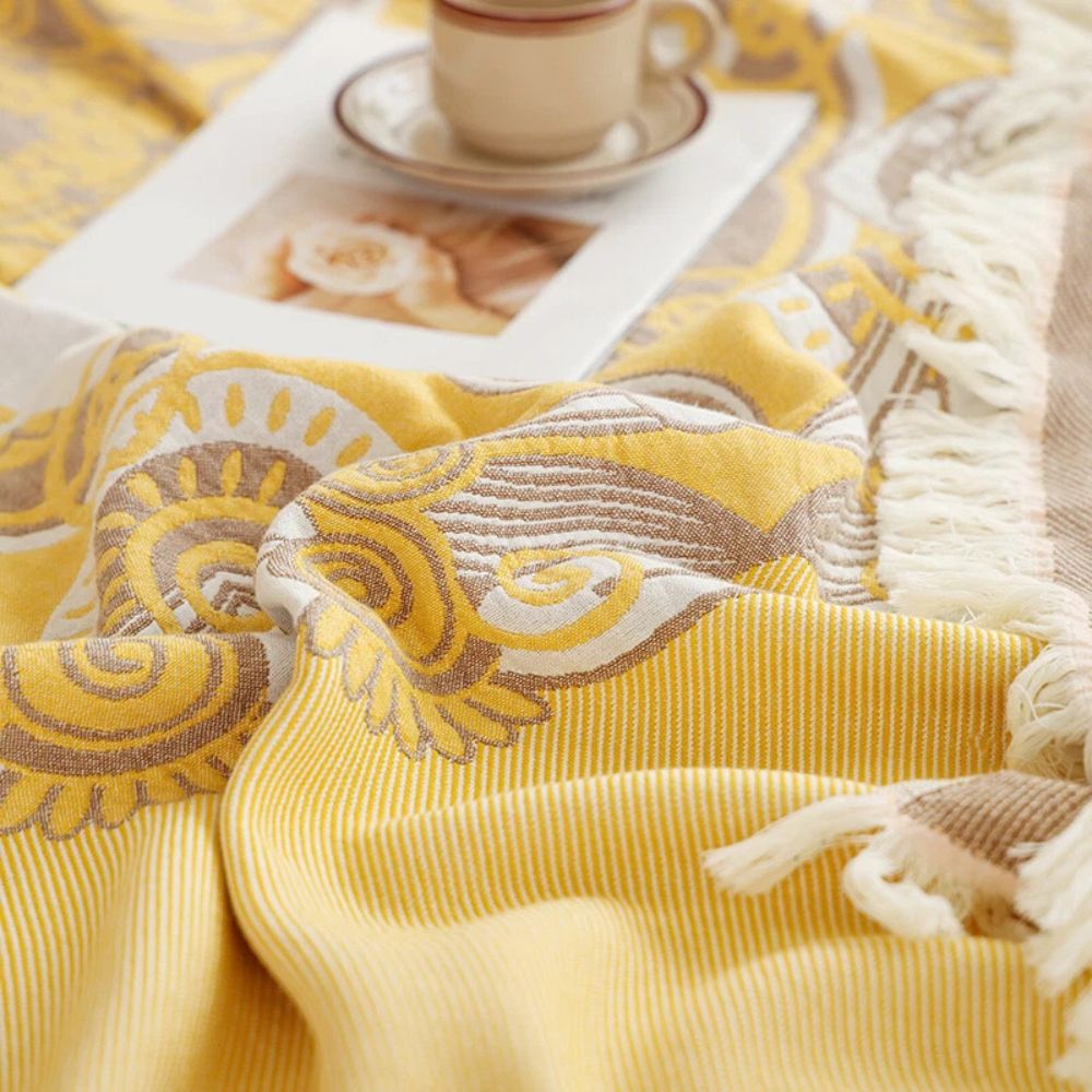 LoungeYard | Wander Cotton Boho Mandala Blanket — product view 5