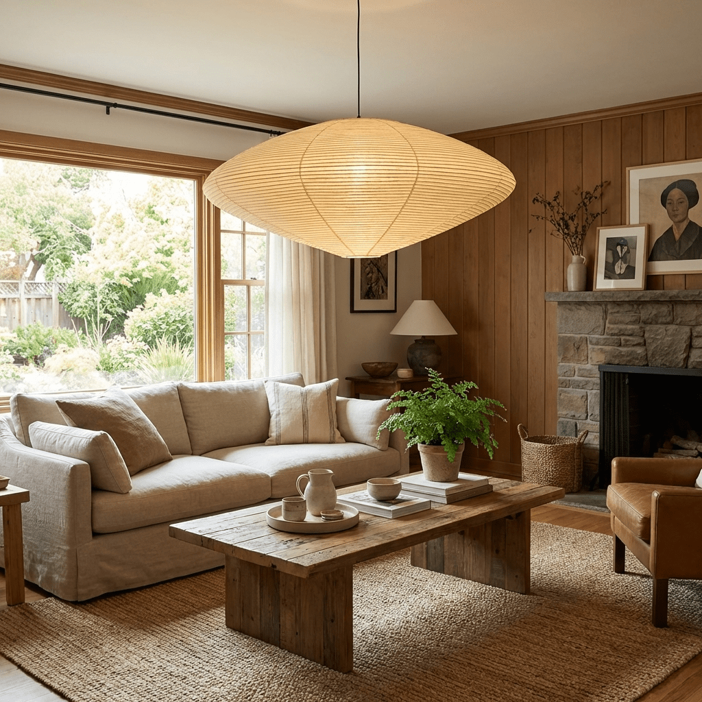 Washi Paper 15A 21A 26A Pendant Light — product view 6